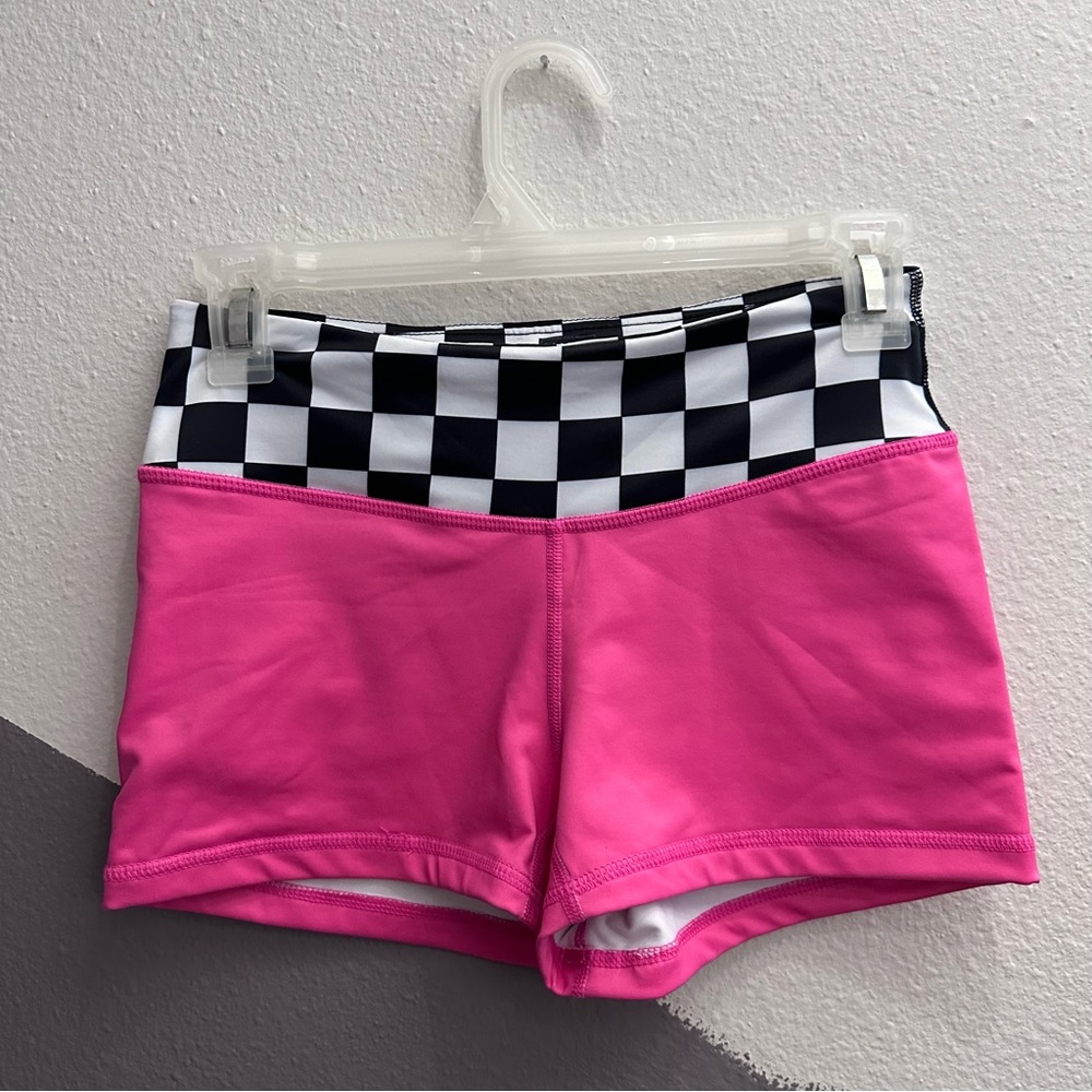 Comp Short 2.0 - Pink Checkered